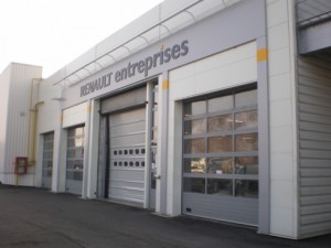 Porte rapide sectionale, porte doublée, porte souple rapide